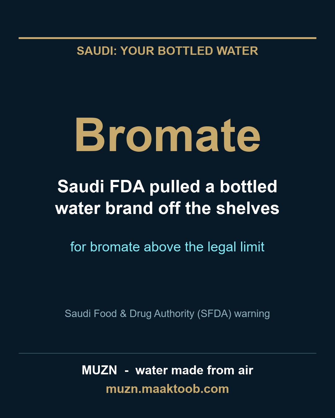 Saudi bromate
